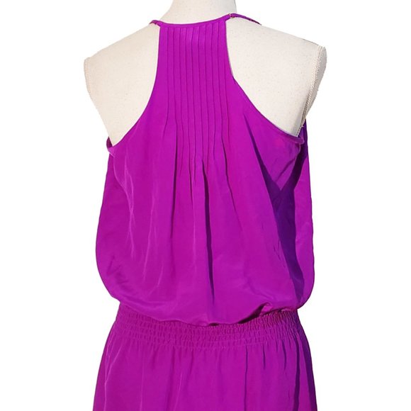 Lilly Pulitzer Minda 100% Silk Sleeveless Dress w/ Pintuck Pleats - Picture 8 of 10